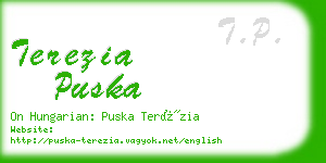 terezia puska business card